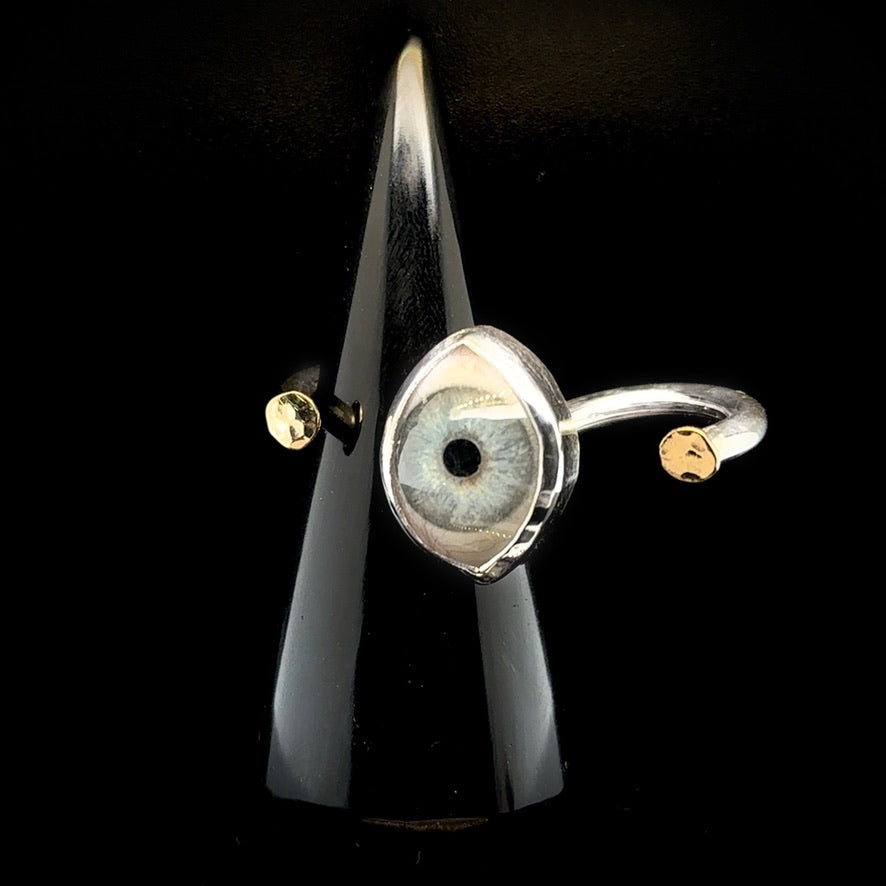 Eyeba x AA Gray 2-Finger Ring