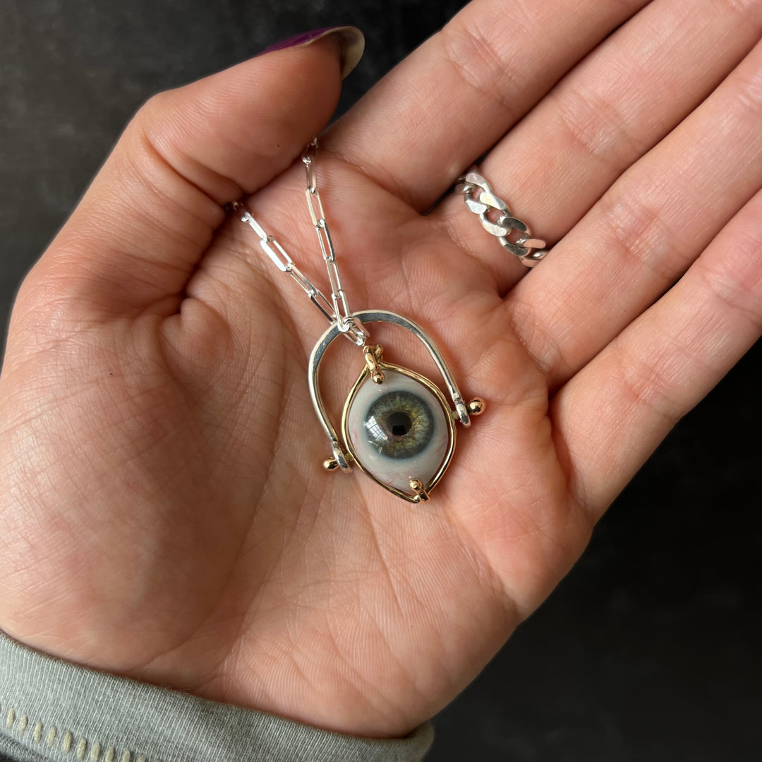 Eyeba X AA Green Ring and Pendant
