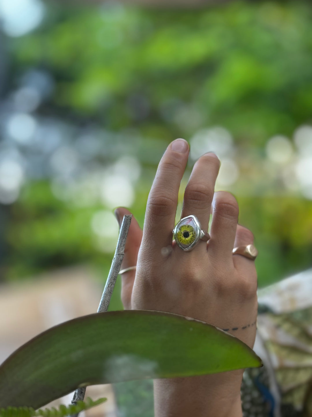 Eyeba X AA Yellow Eye Ring
