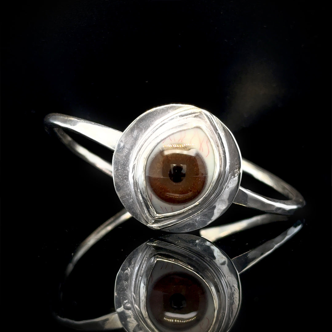 Eyeba X AA Brown Eye Cuff Bracelet