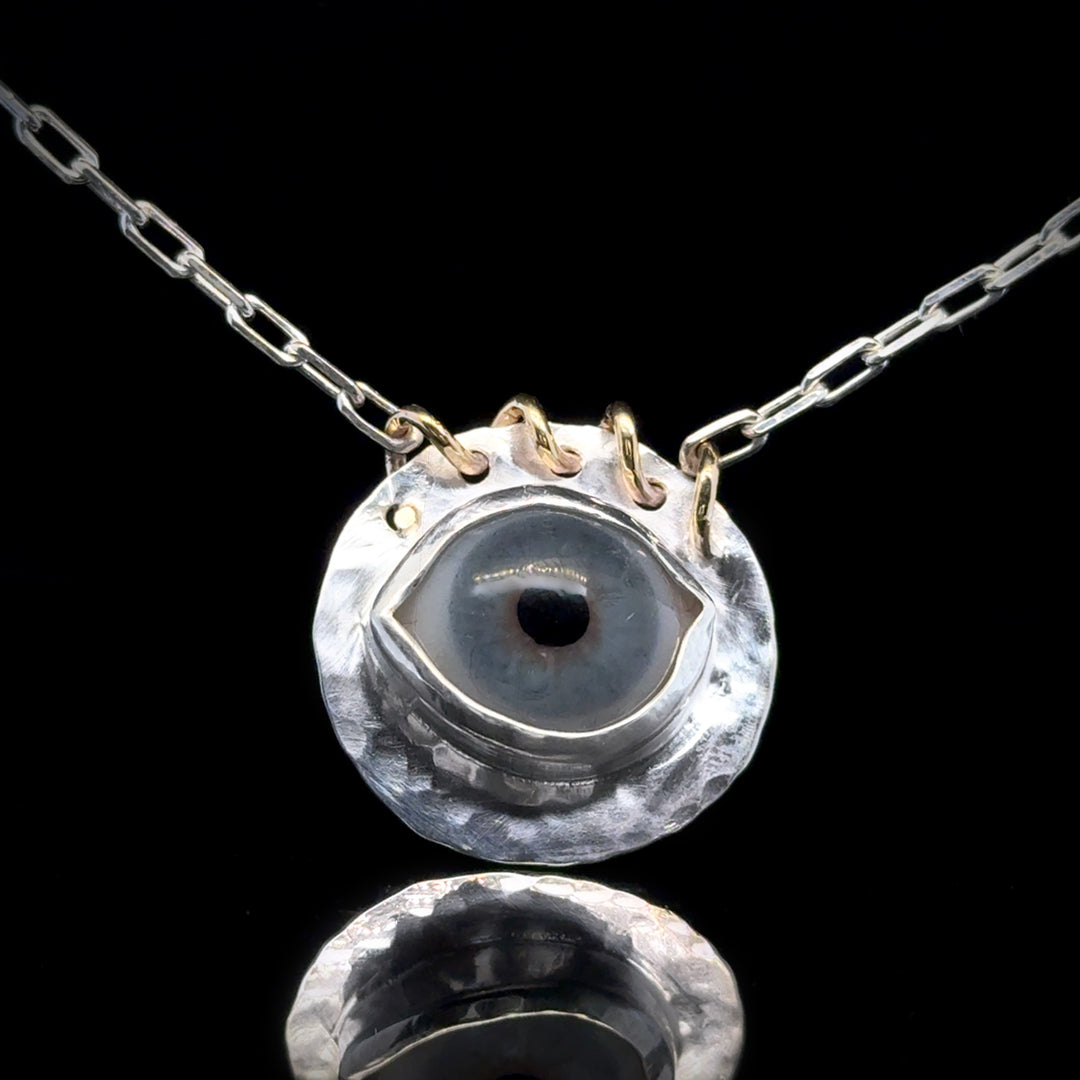 Eyeba X AA Blue/Grey Pendant