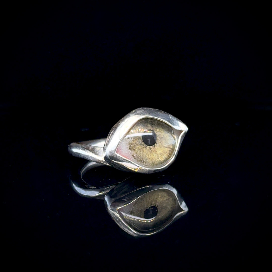 Eyeba X AA Green Eye Ring