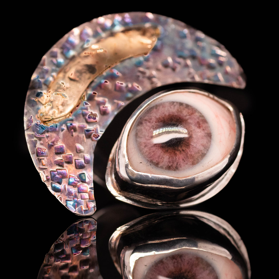 Eyeba X AA Purple Eye Ring