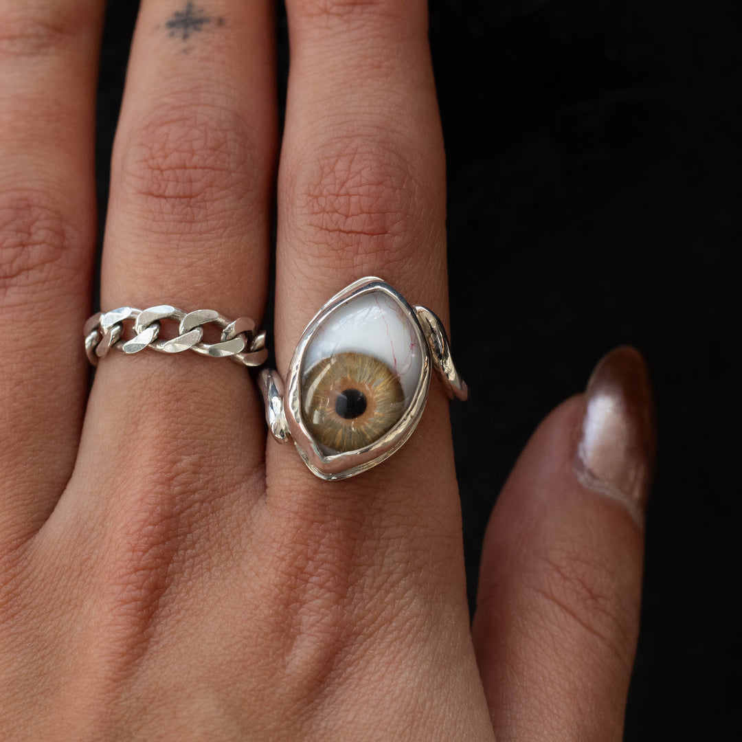 Eyeba X AA Hazel Eye Ring