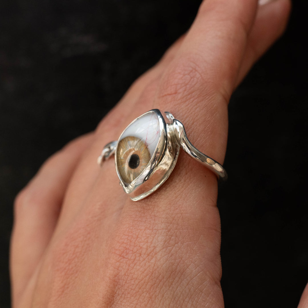 Eyeba X AA Hazel Eye Ring
