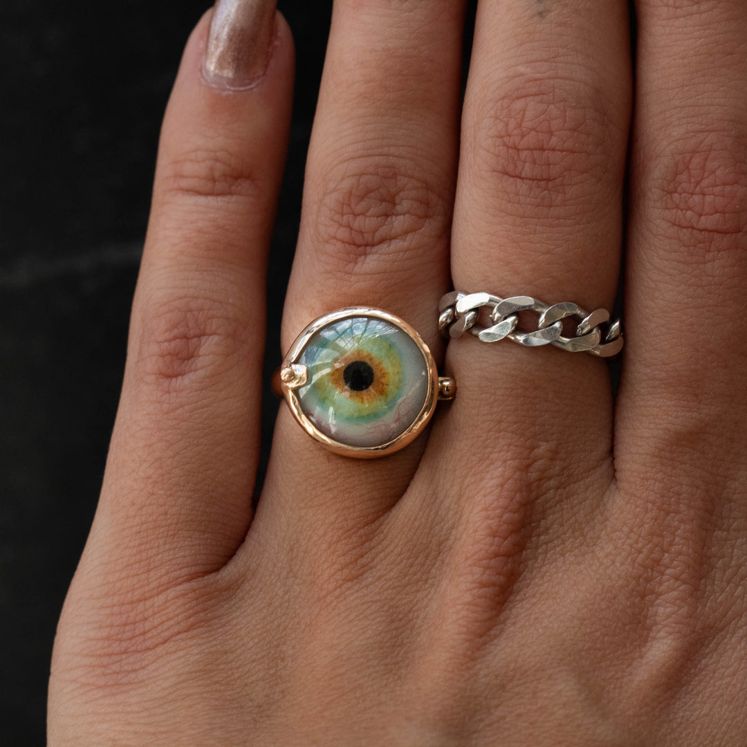 Eyeba x AA Green Gold Eye