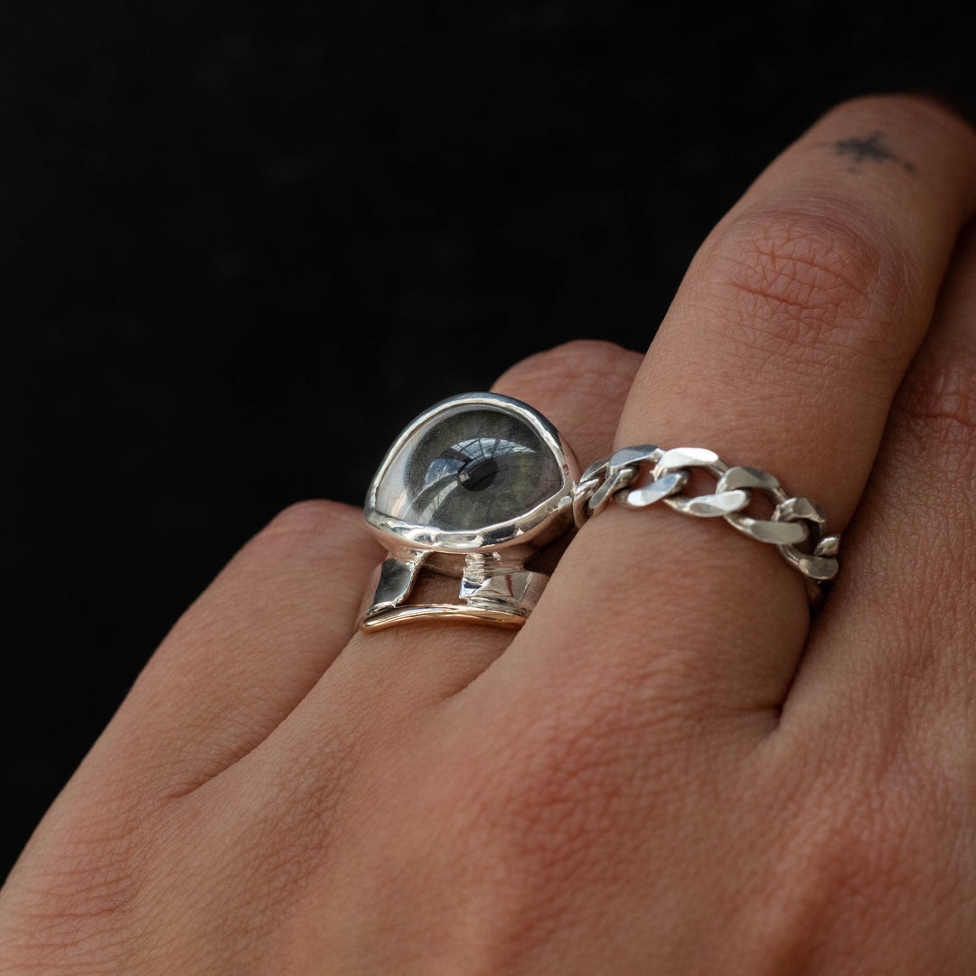 Eyeba x AA Grey Eye Ring