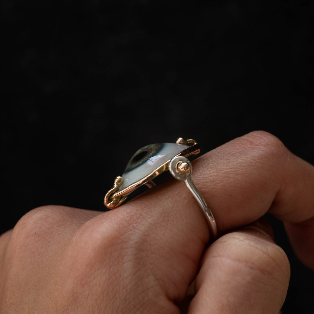 Eyeba X AA Green Ring and Pendant