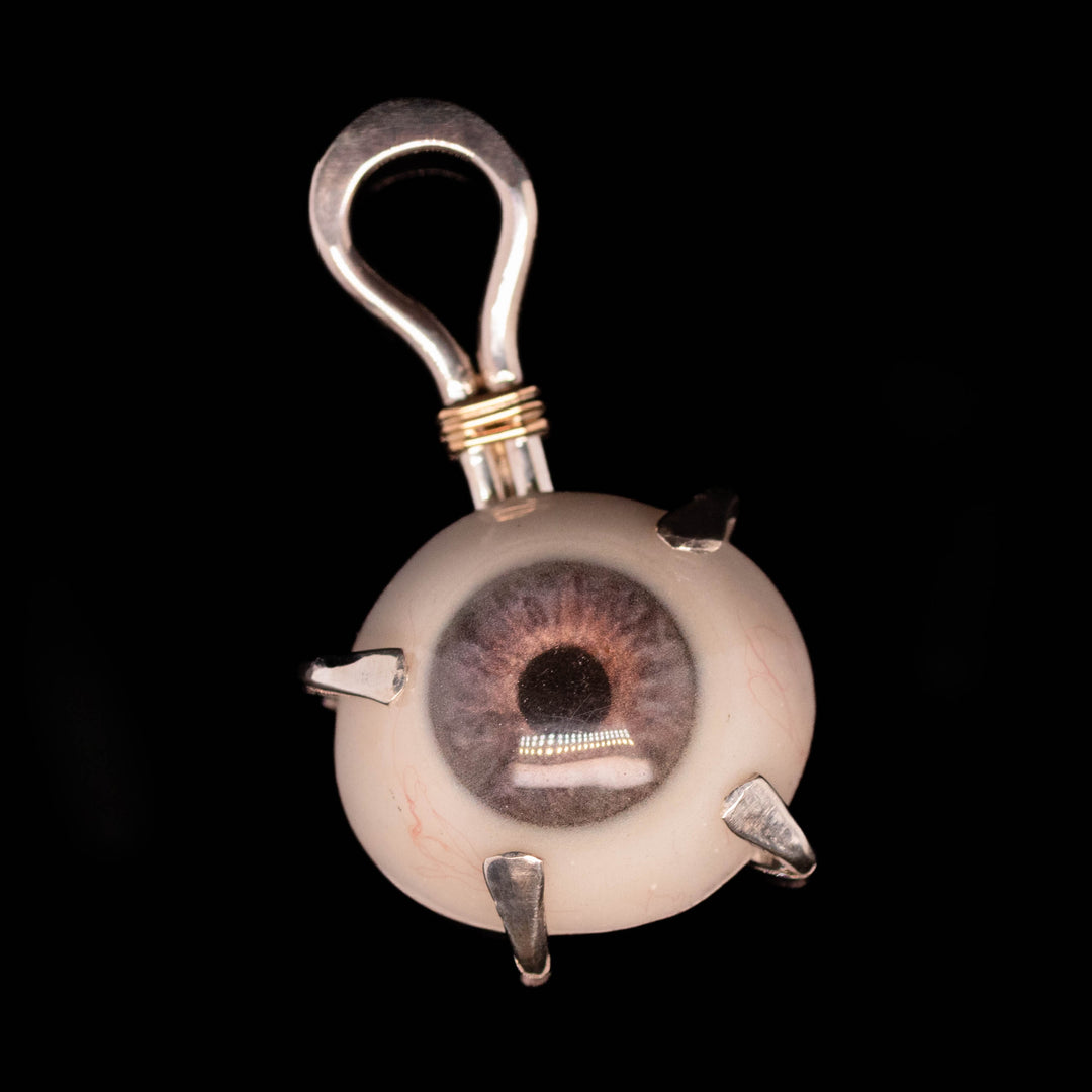 Eyeba X AA Purple Eye Pendant