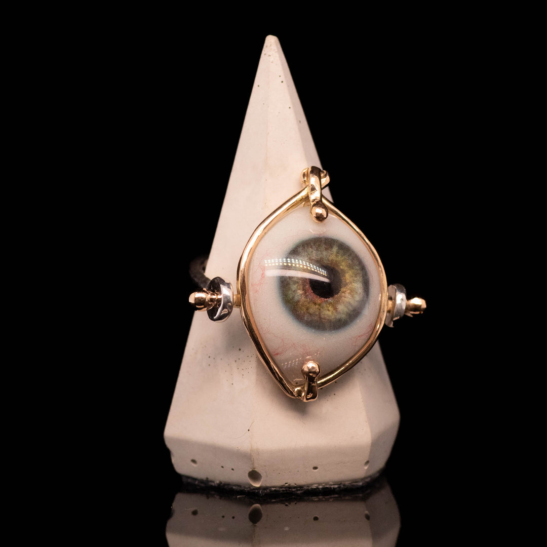 Eyeba X AA Green Ring and Pendant