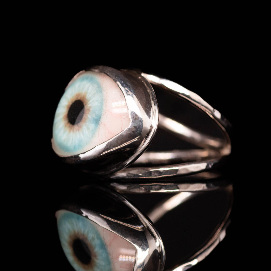 Eyeba X AA Blue Eye Ring