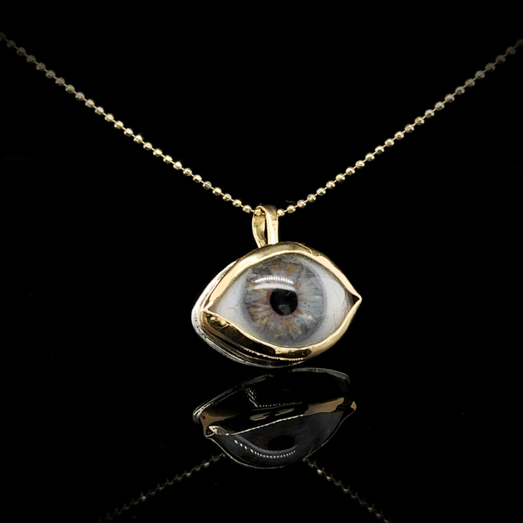 Eyeba x AA Grey Eye Pendant