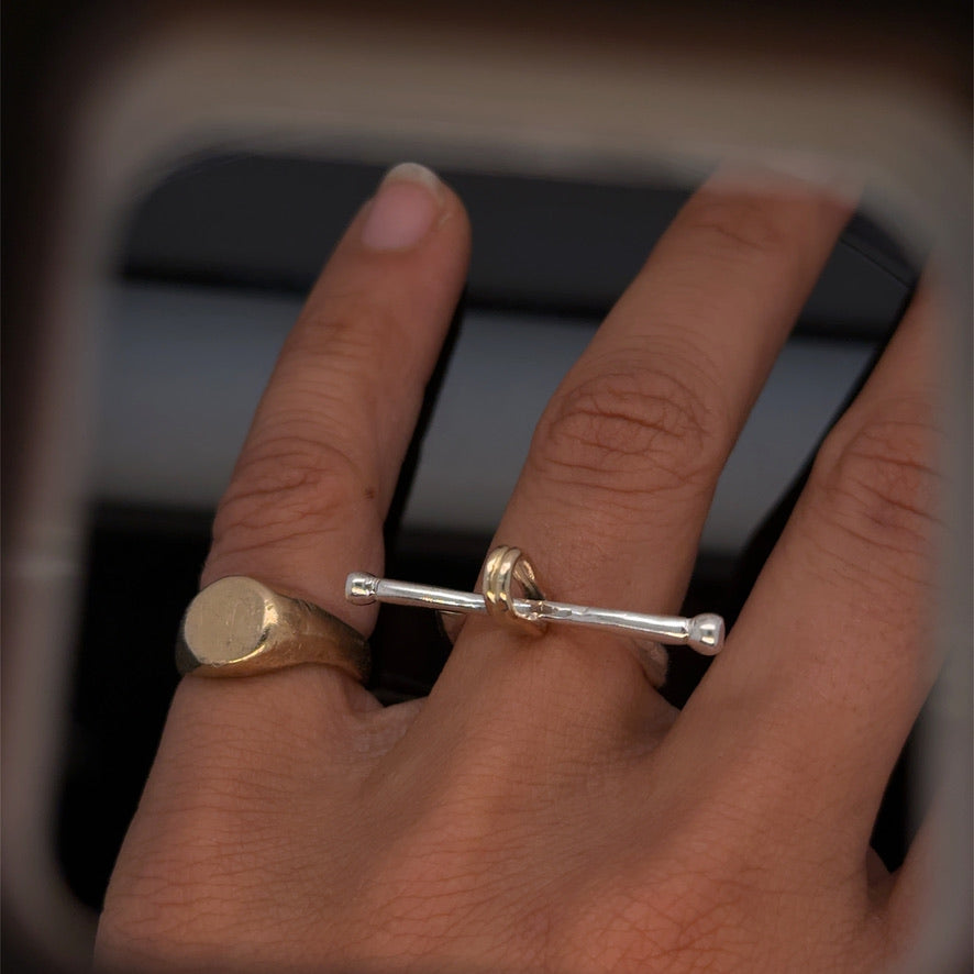 The Ω Reign Pendant Ring by Anaïs & Alaïa