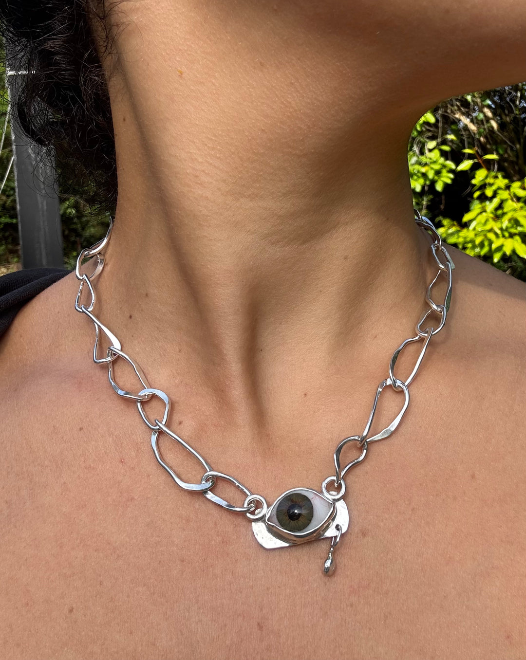 Eyeba X AA The Crying Eye Necklace