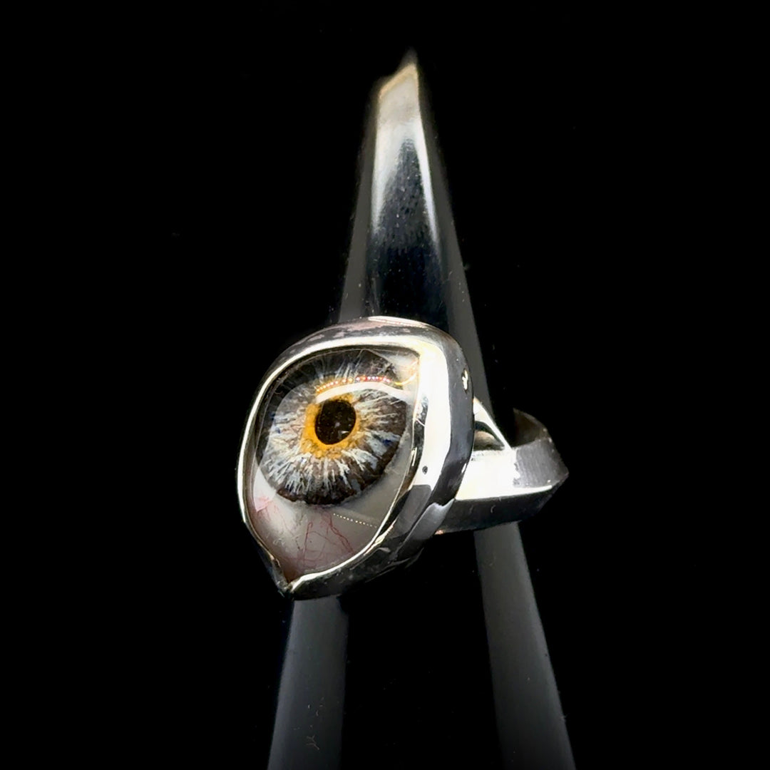 Eyeba X AA Deep Blue Eye Ring