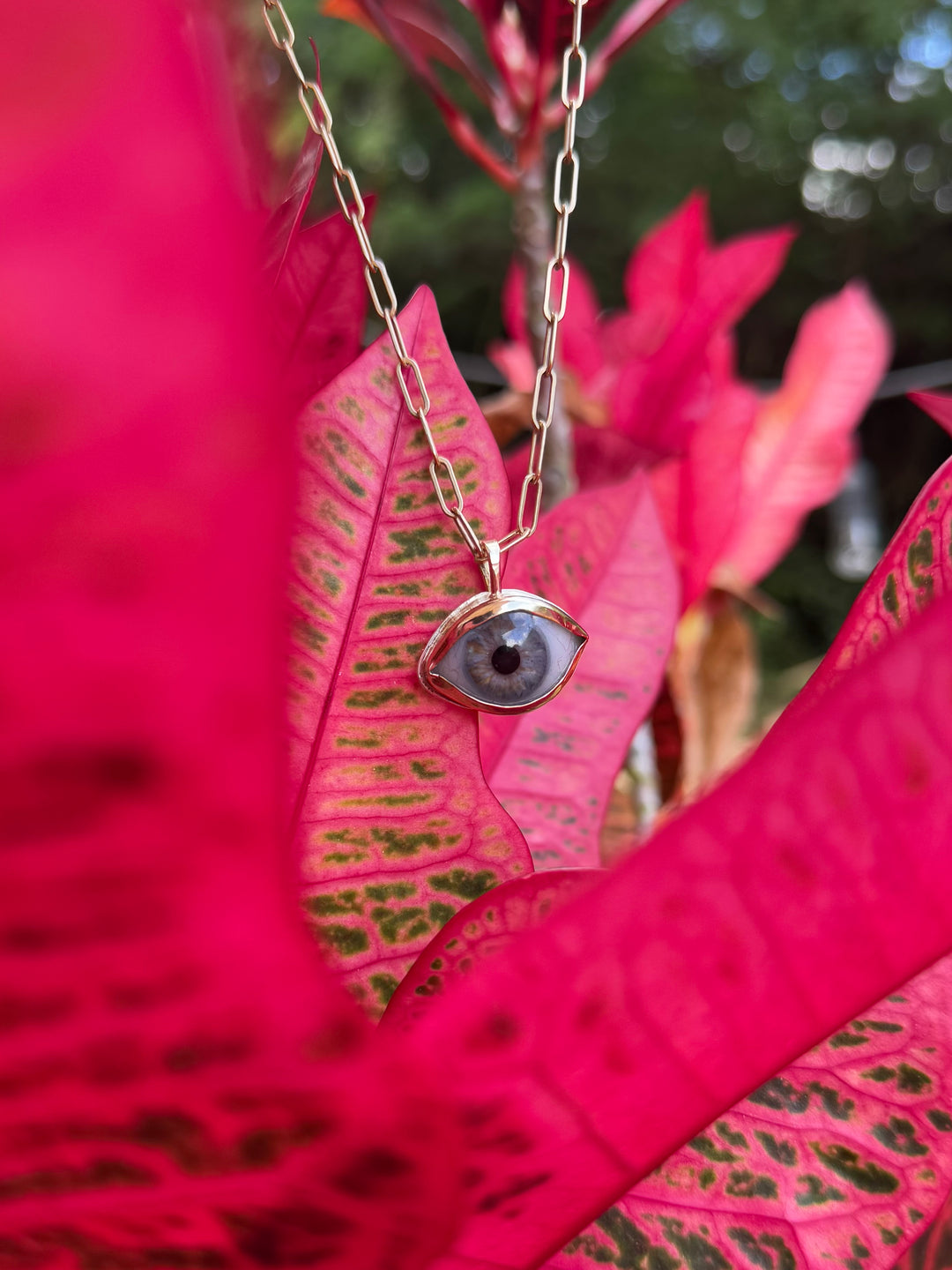 Eyeba x AA Grey Eye Pendant